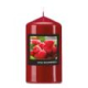 Flavour by GALA Duft-Stumpenkerze Ø 58 mm · 110 mm weinrot - Wild Raspberry